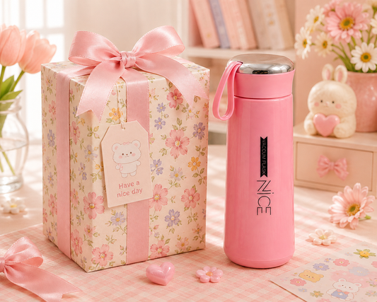 NICE Pink Vacuum Flask water bottle