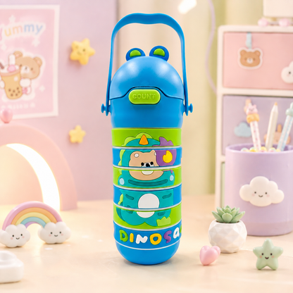 Dinosaur Stacking Water Bottle - Angle 2