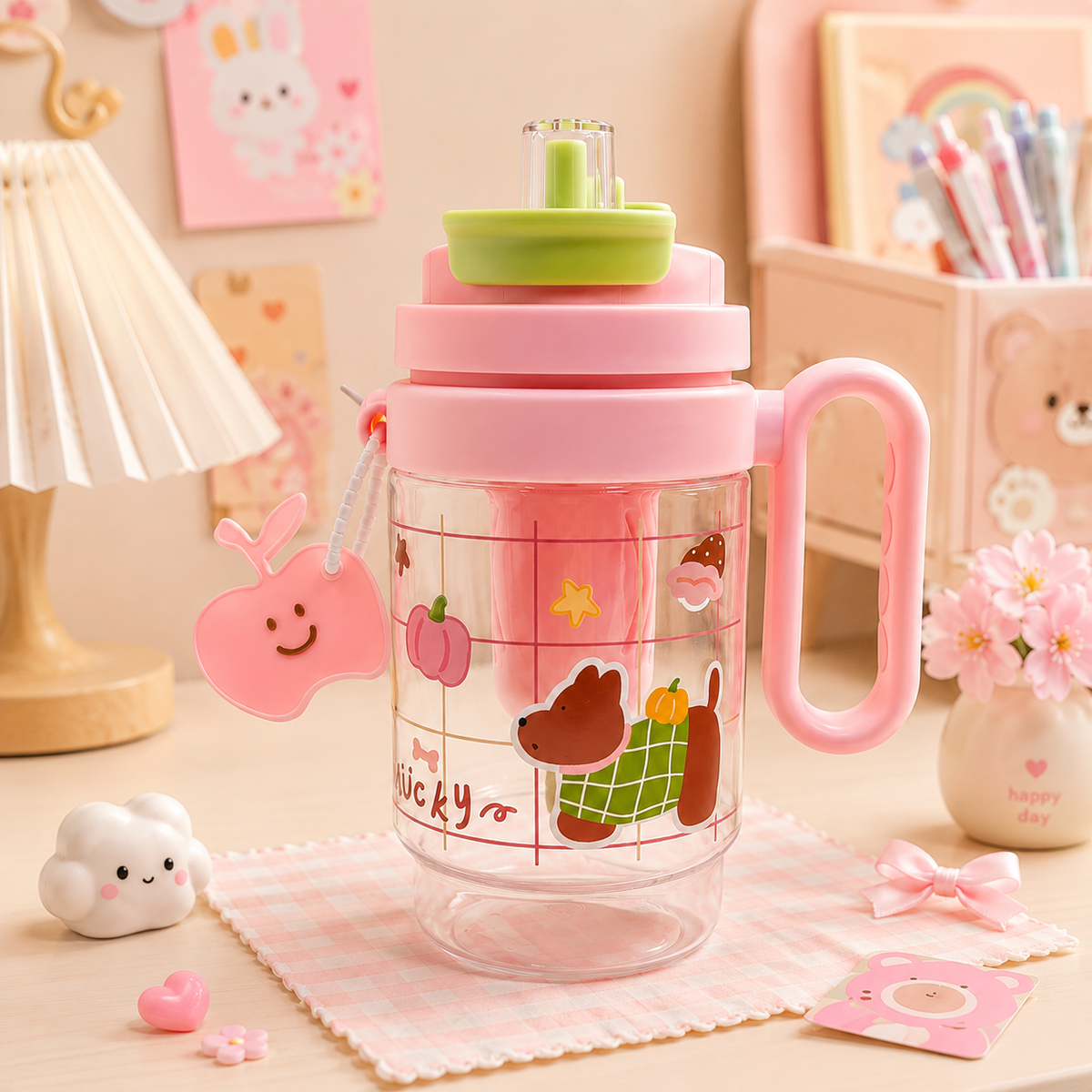 Mucky Puppy Water Bottle - Angle 2