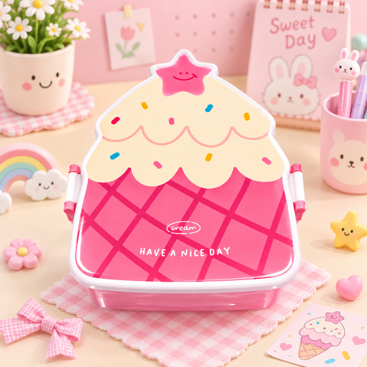 Cupcake Kawaii Lunch Box - Angle 2