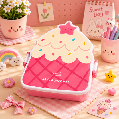 Cupcake Kawaii Lunch Box - Angle 5