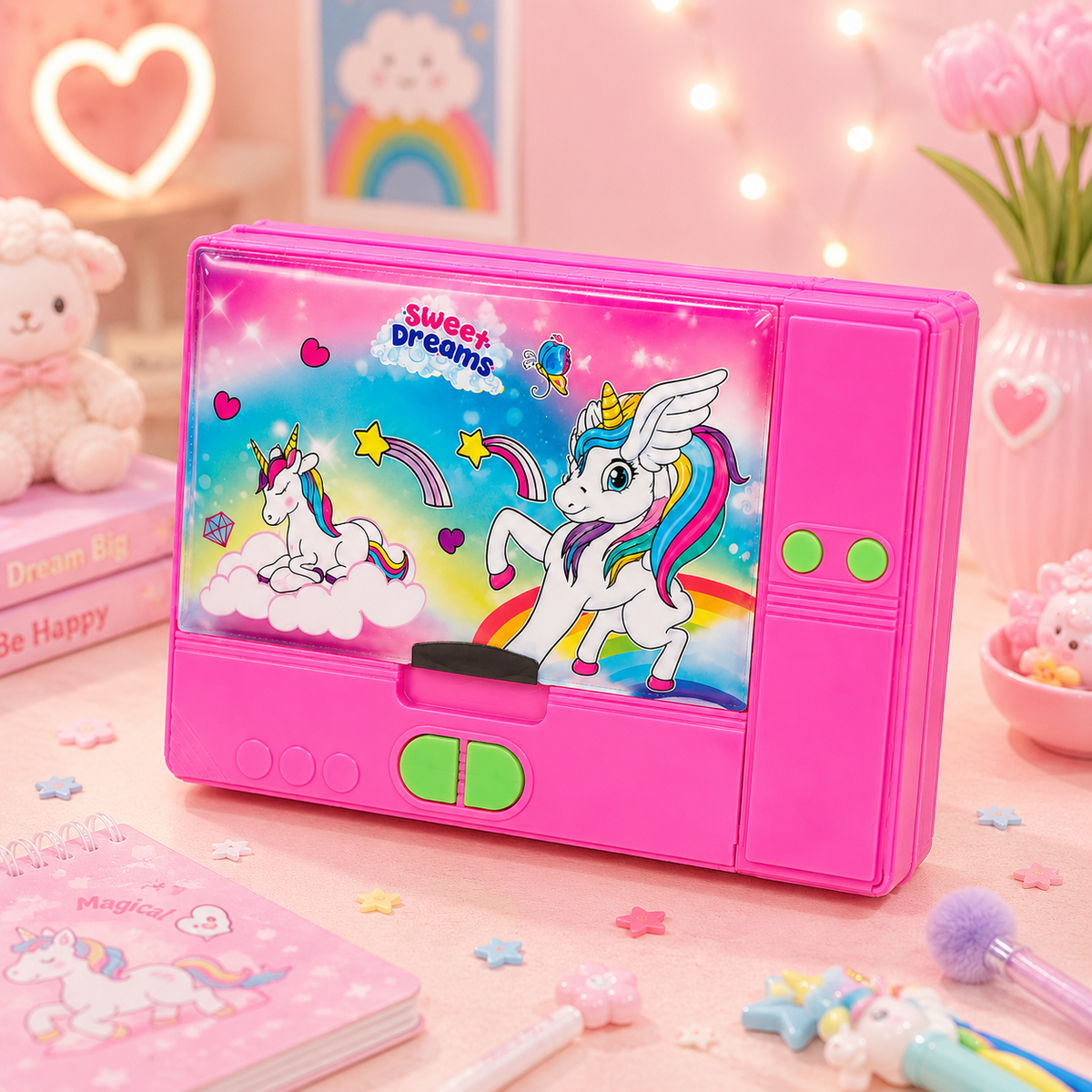 Unicorn Sweet Dreams Drawing Board - Angle 2