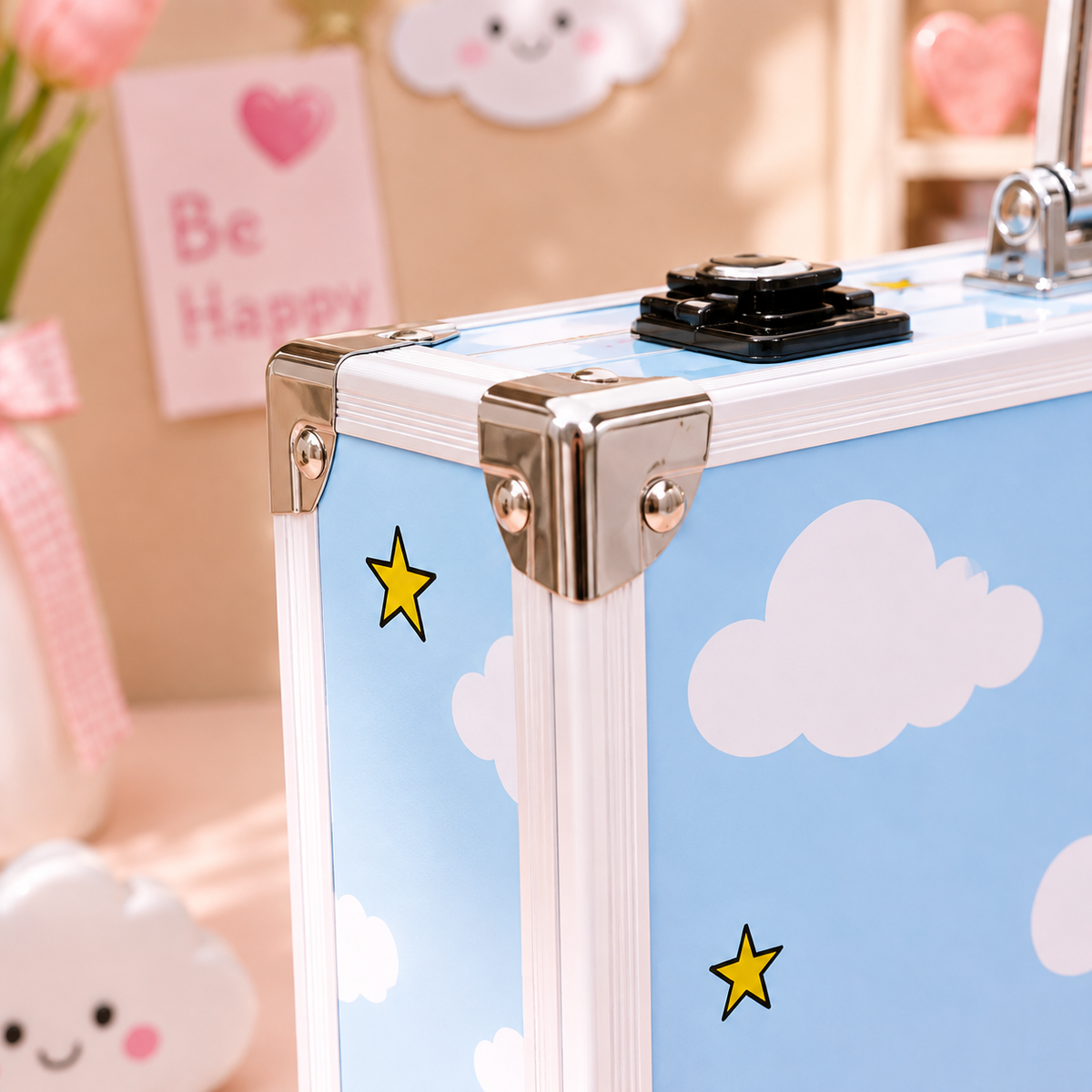 Rainbow Unicorn Art Case - Close-up