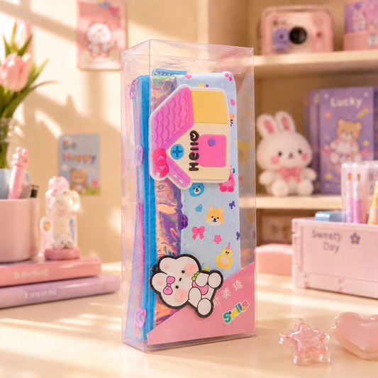 Cartoon 3D Charm pencil pouch