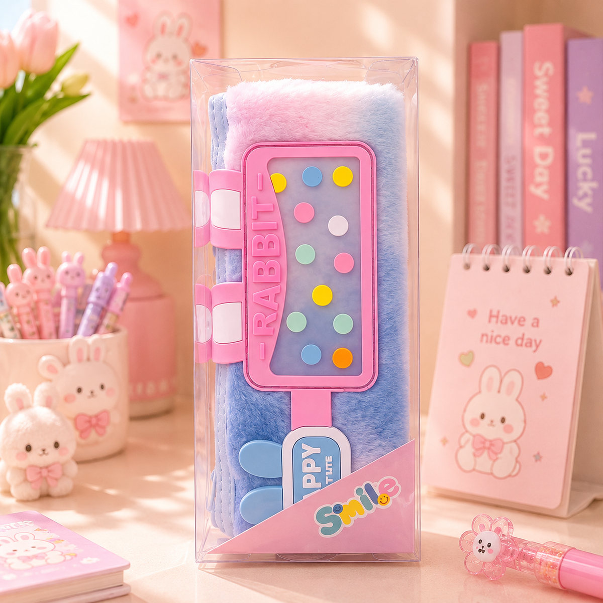 Rabbit Console Ombre pencil pouch