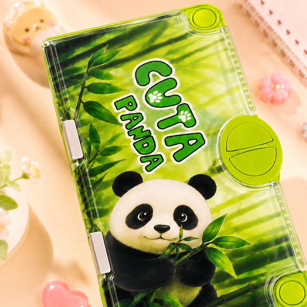 Cuta Panda Handheld Toy angled view