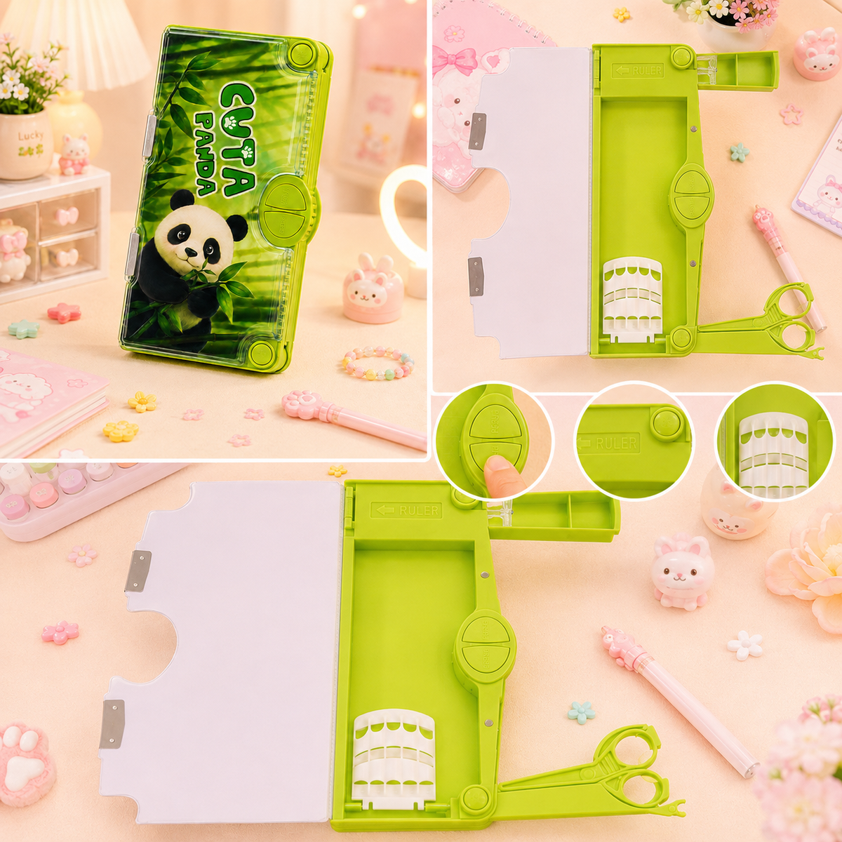 Cuta Panda Handheld Toy front view