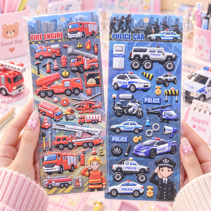 Police Car sticker design