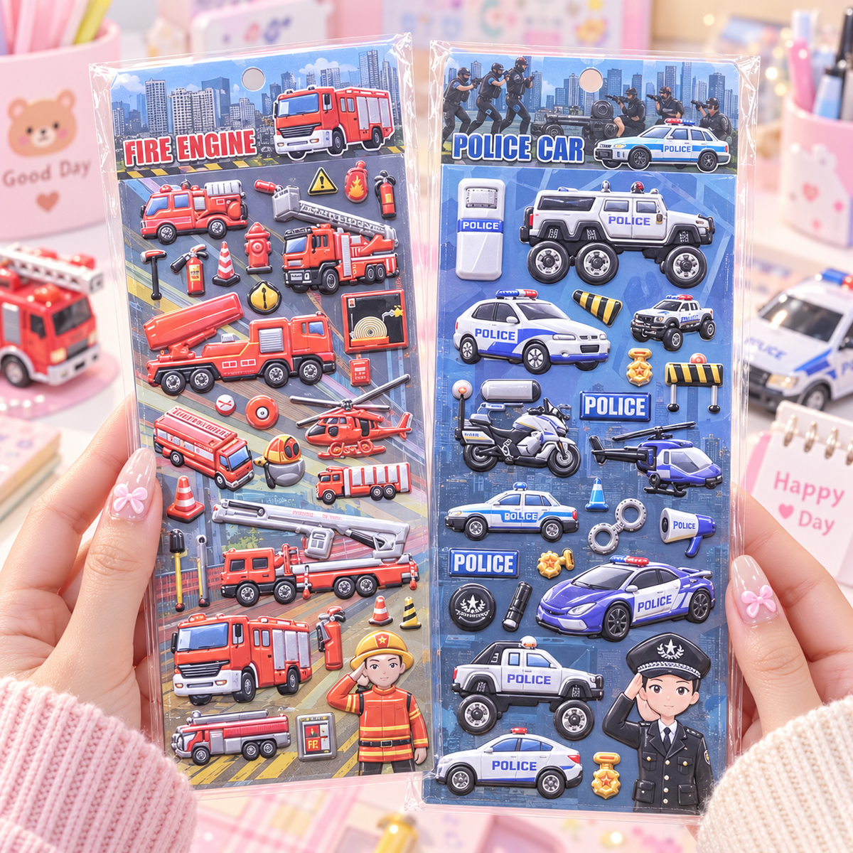 Fire Engine sticker design