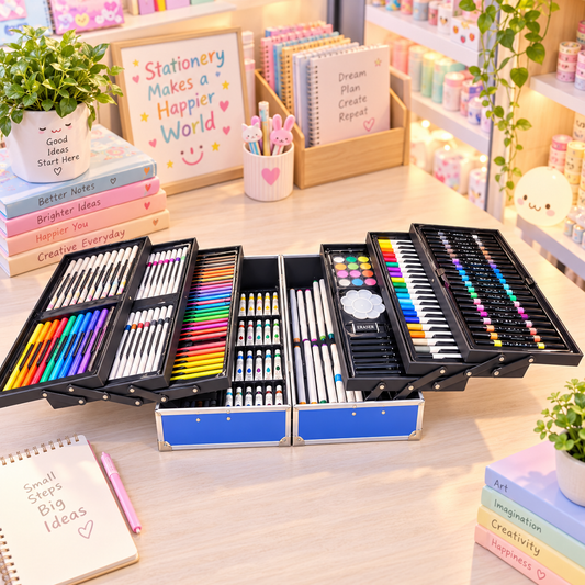 🚀 Astronaut Art & Craft Case for Kids – 220pcs Craft Kit