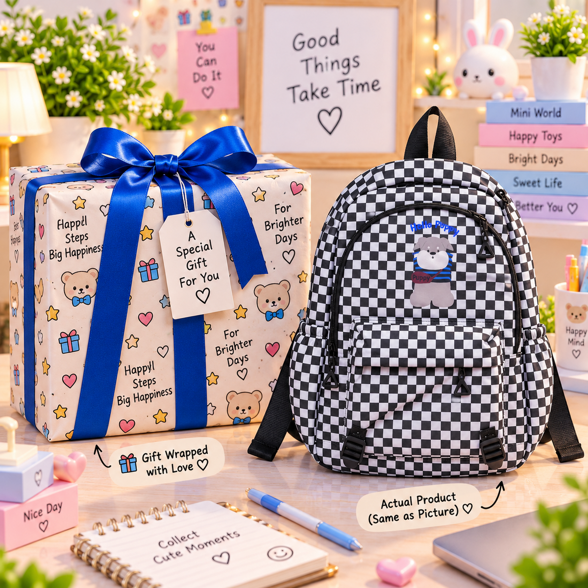 🎒 Kawaii Backpack Collection – 10 Cute Bags | Premium & Gift Packaging