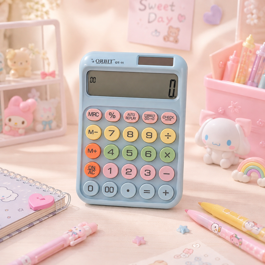 ORBIT OT-11 Calculator - front standing view alternate