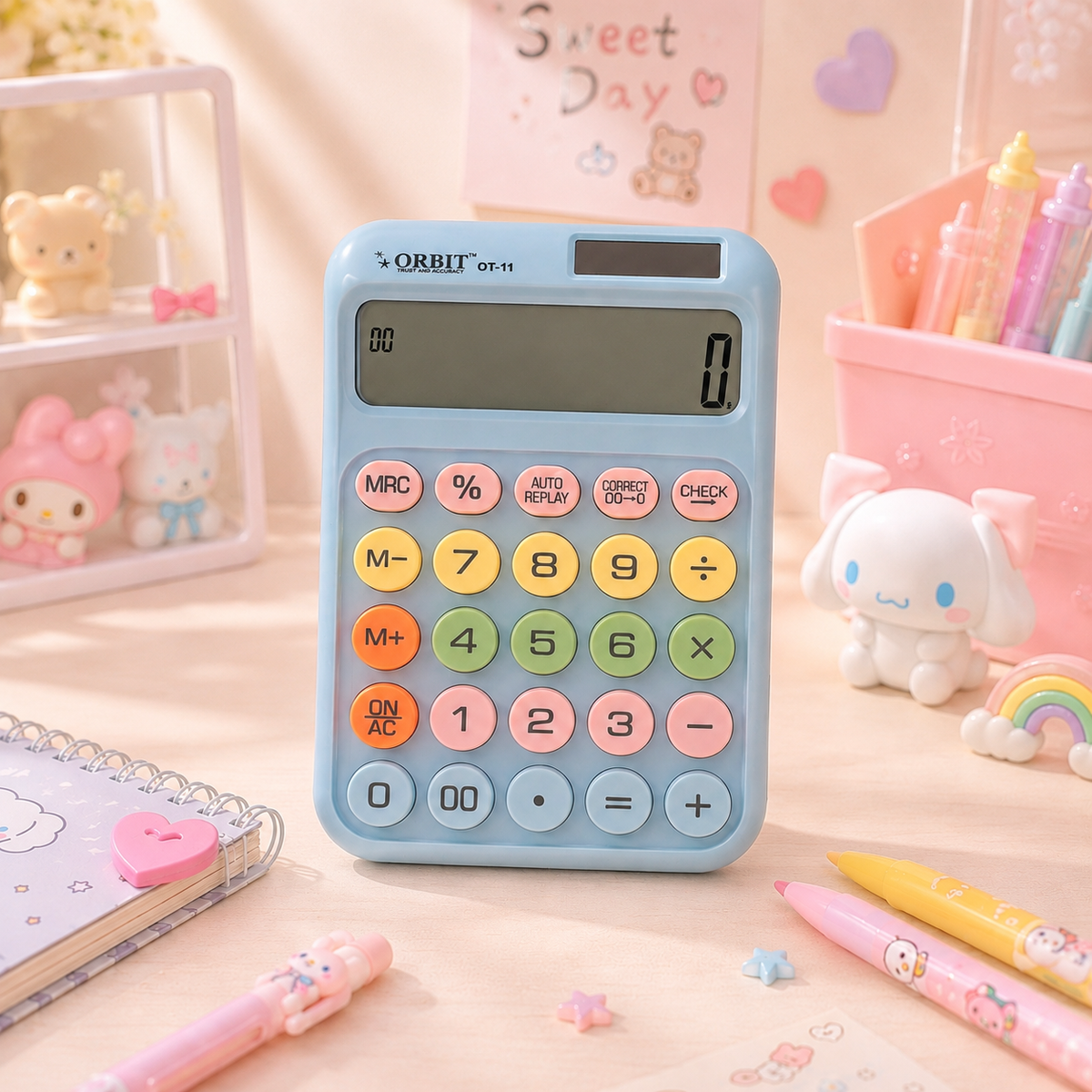 ORBIT OT-11 Calculator - front centered view
