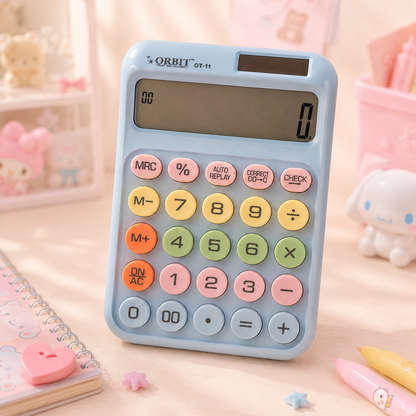 ORBIT OT-11 Calculator - close-up angled detail