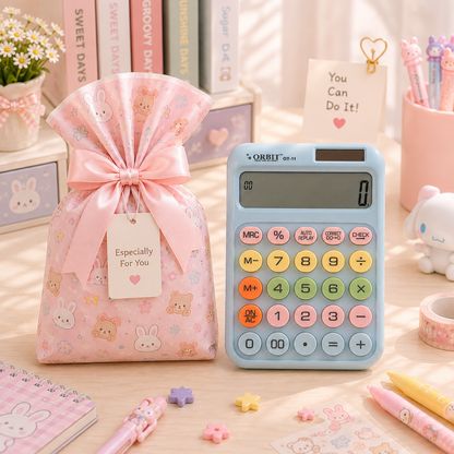 ORBIT OT-11 Calculator - gift bag packaging scene
