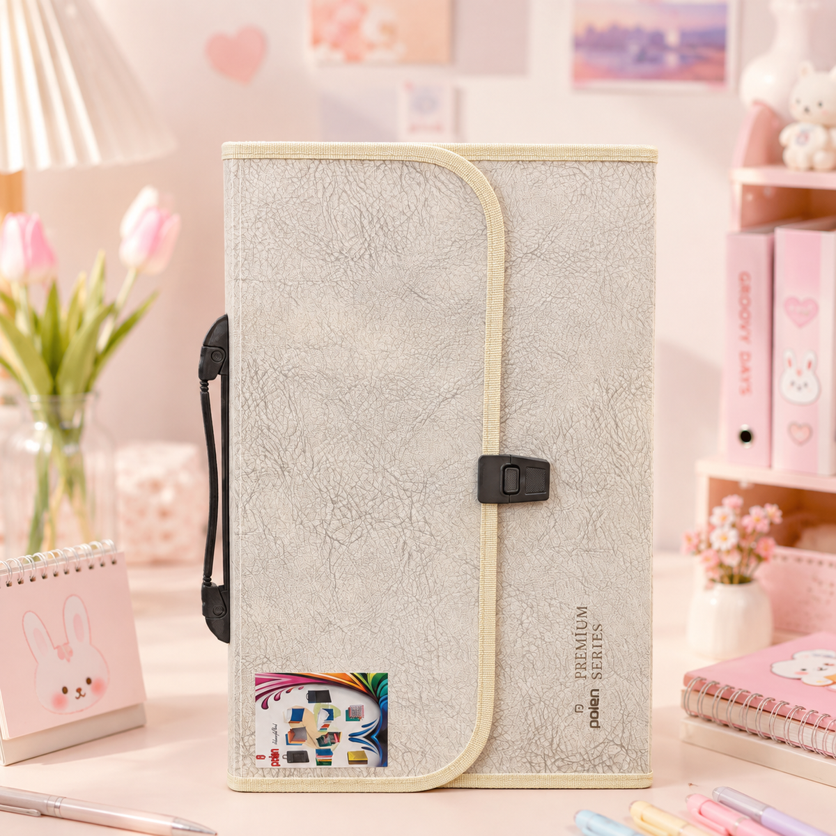 Polen Premium Series File Folder - front standing view
