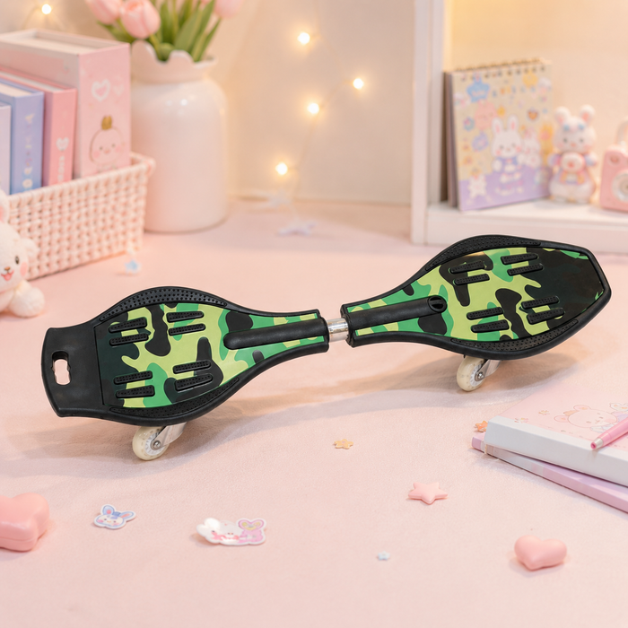Camo Caster Board - front view diagonal