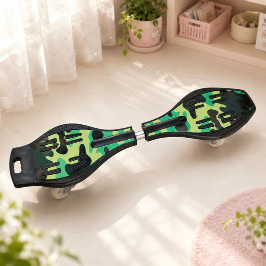 Camo Caster Board - top angle window scene