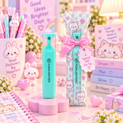 Cute pastel Aimeile highlighter premium gift packaging