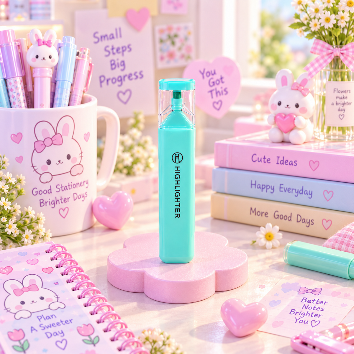 Cute pastel Aimeile highlighter lifestyle product image