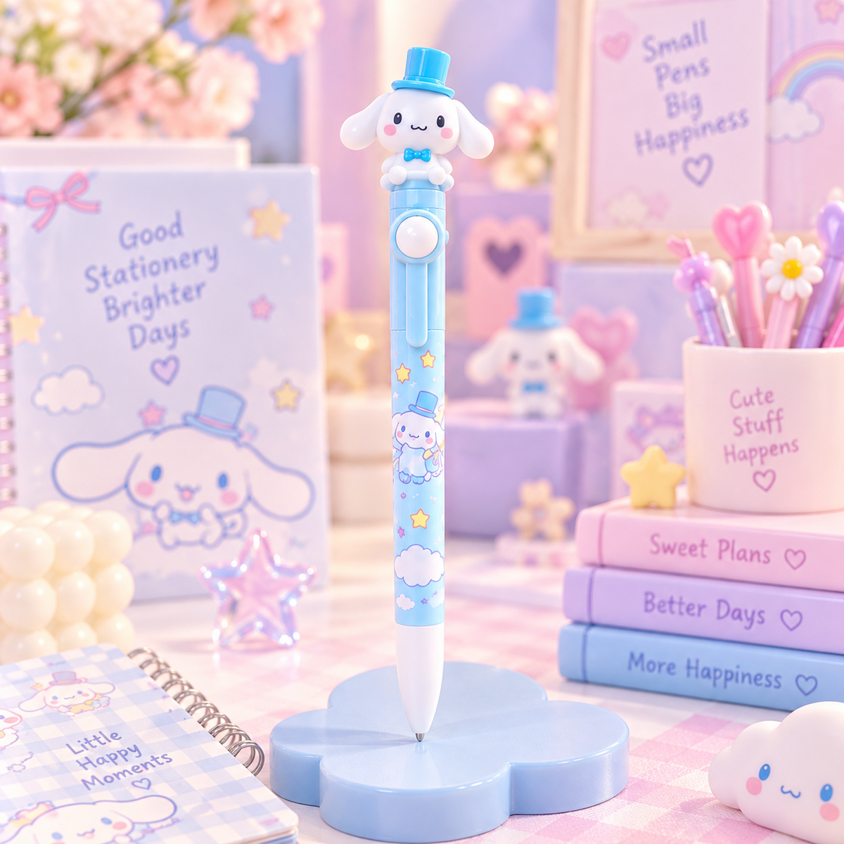 Cinnamoroll cute kawaii press pen display image