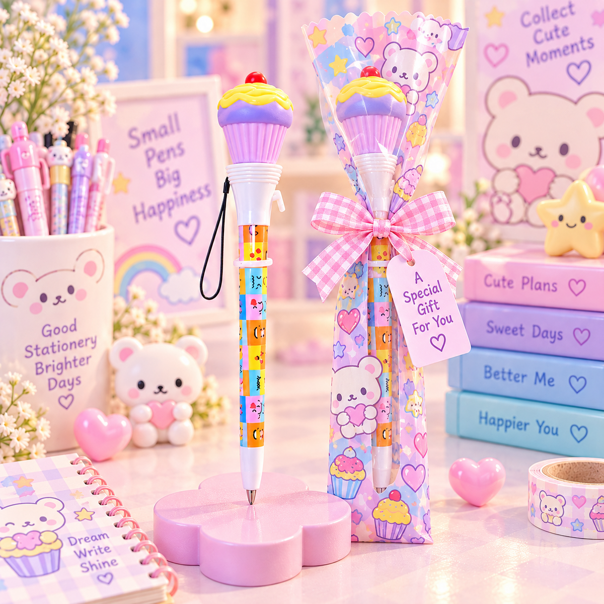 Cupcake Pen premium gift packaging image