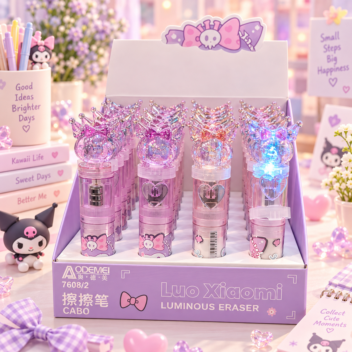 Kuromi Luminous Eraser Pen