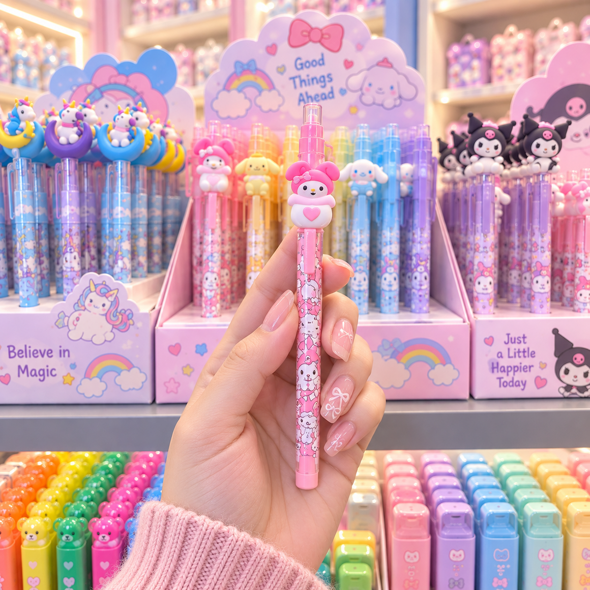 My Melody character pen display