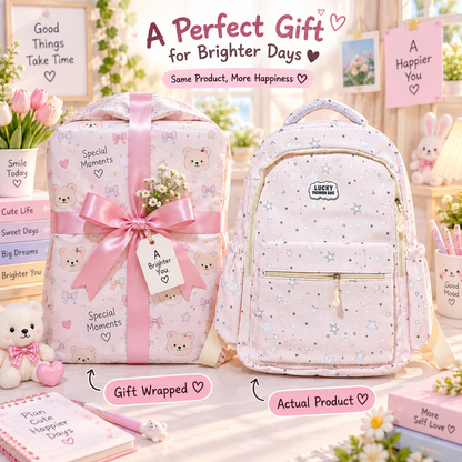 Pink Star kawaii backpack — product image 9