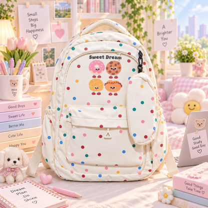 Sweet Dream Confetti kawaii backpack — product image 5