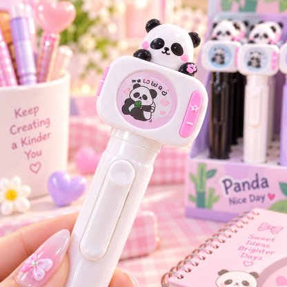Panda Camera Pen close-up kawaii design