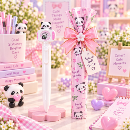 Panda Camera Pen premium gift packaging