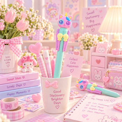 Unicorn Cat Pen kawaii stationery lifestyle