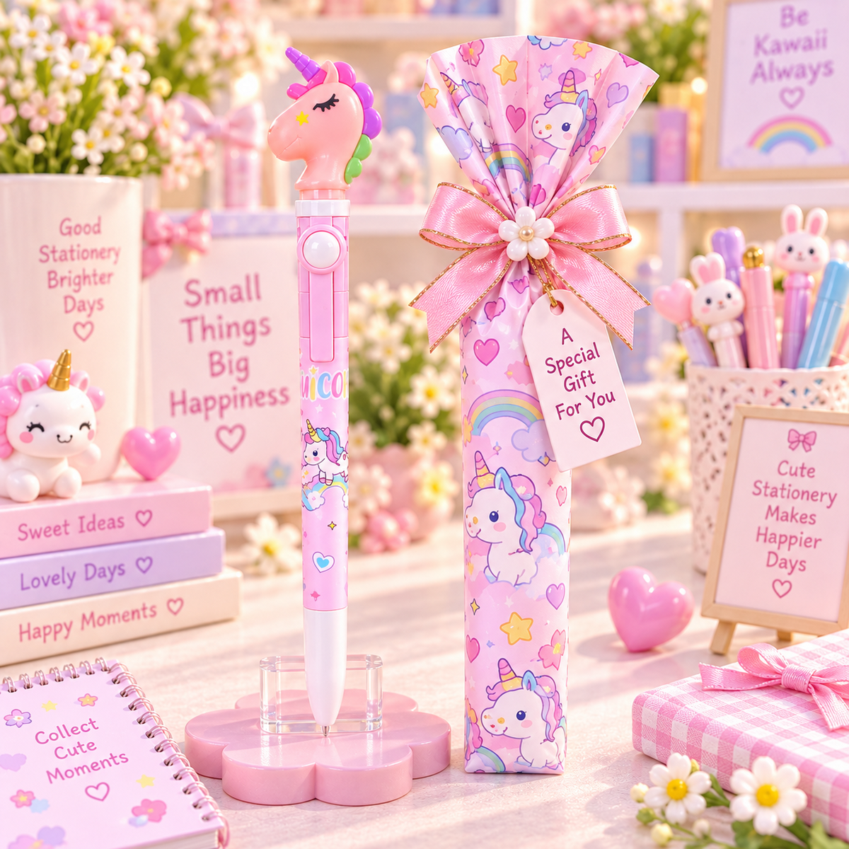 Unicorn pen premium gift packaging